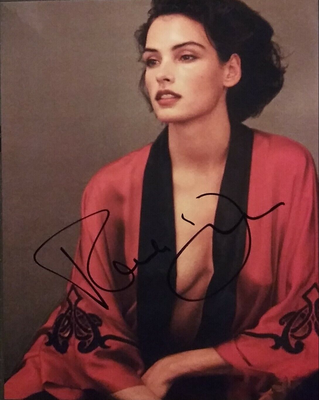 Famke Janssen signed 8 x 10