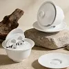 Original design creative white tea bowl/teacup/earphone case