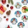 8pcs/set DIY Diamond Painting Art Coaster Kit with Holder (Christmas Gnome)