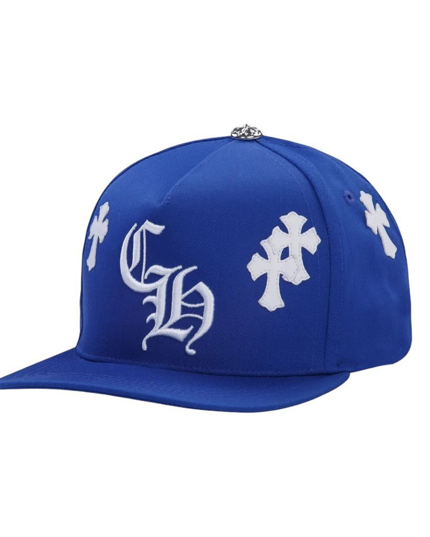 Chrome Hearts White Letters Embroidery Baseball Cap
