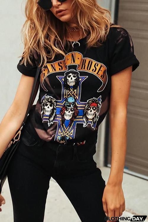Guns N' Roses Music T Shirt