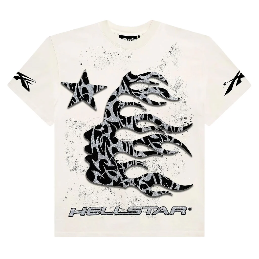 Hellstar Thorn Glitter Cotton Short Sleeve T-Shirt