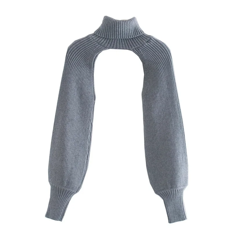 Women Turtleneck Long Sleeve Knitting Sweater Casual Femme Chic Design Pullover High Street Lady Tops SW886