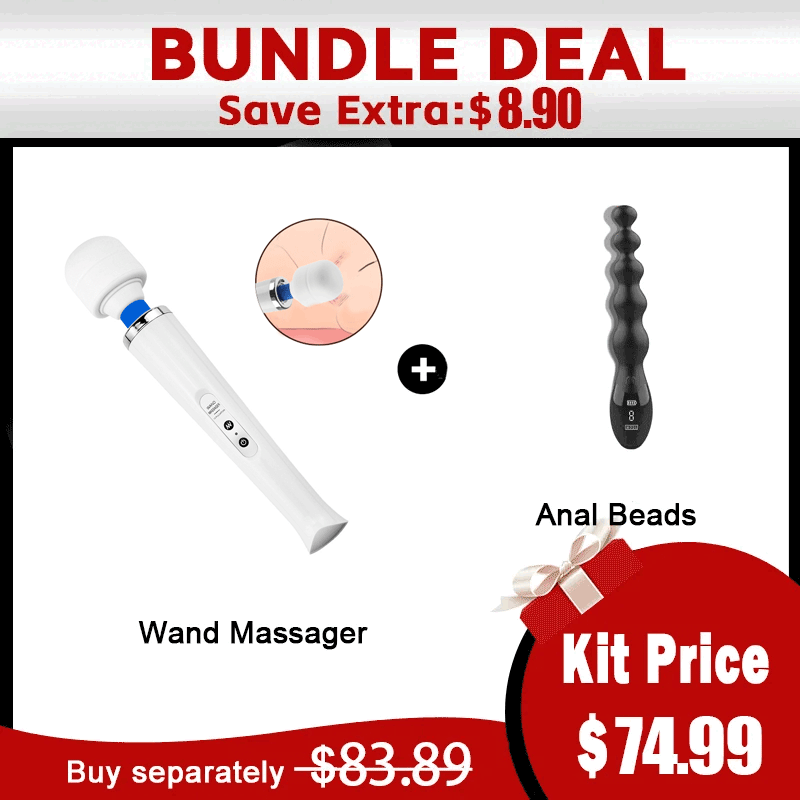 Hitomi Wand Massager Intense Wired Vibes