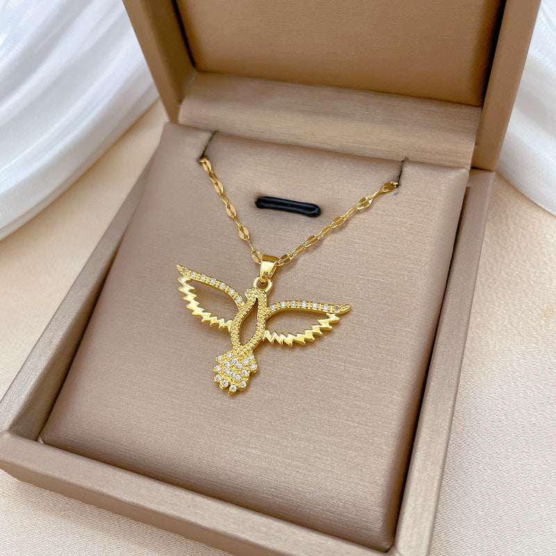 Moon Geometric Stainless Steel Stainless Steel Necklaces