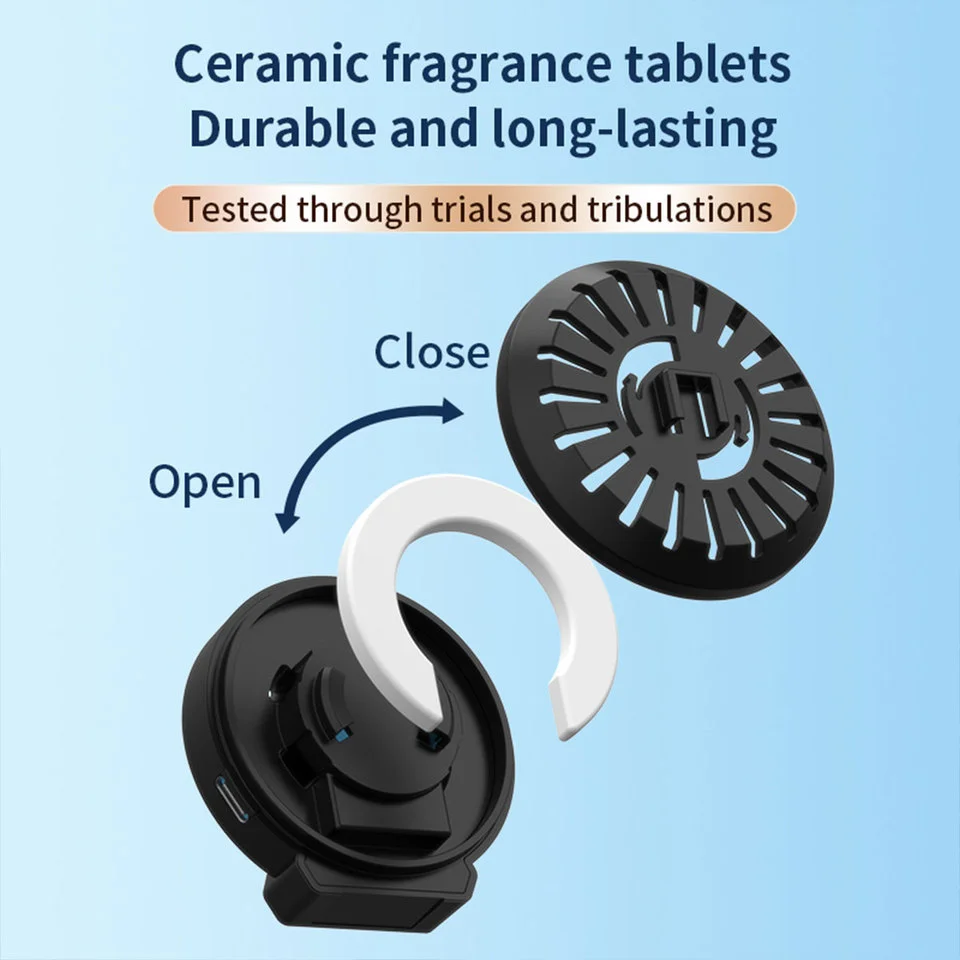 Car Air outlet Freshener Aromatherapy rgb Sound pickup lamp LED Breathing lamp Gu Long ocean Floral fragrance Solid Aromatherapy