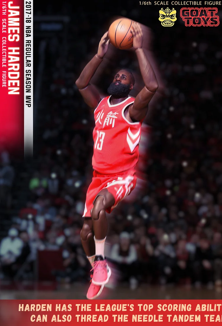 Action Figure Jogador de Basquete James Edward Harden Jr.: Houston