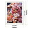 Cartoon Little Girl Diamond Art Painting Kits with Frame 