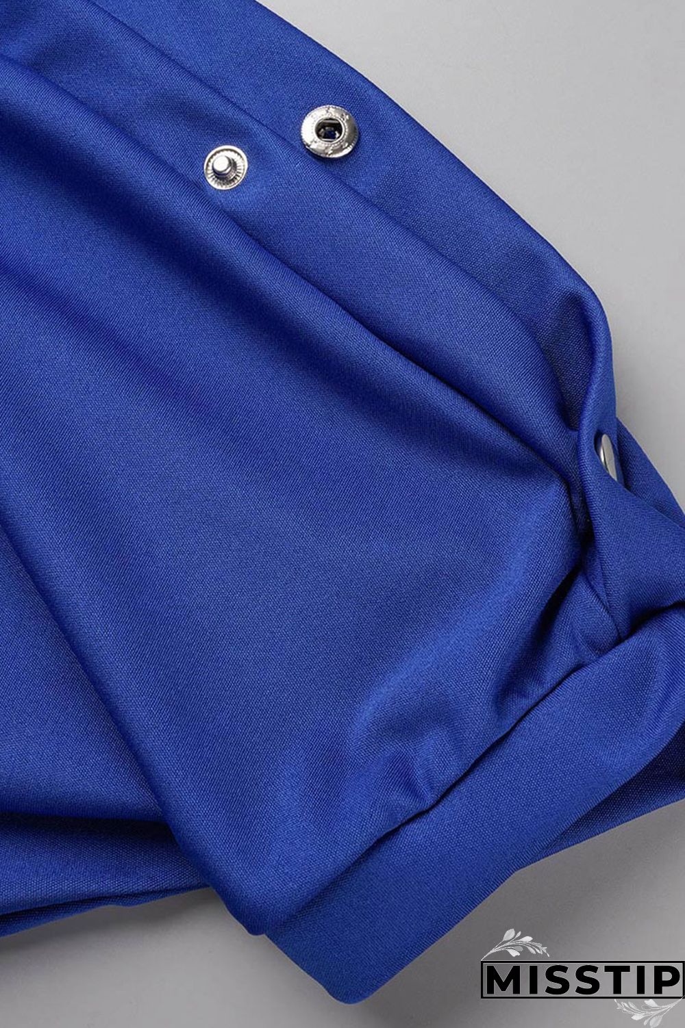 Black Casual Solid Patchwork Oblique Collar Short Sleeve Two Pieces