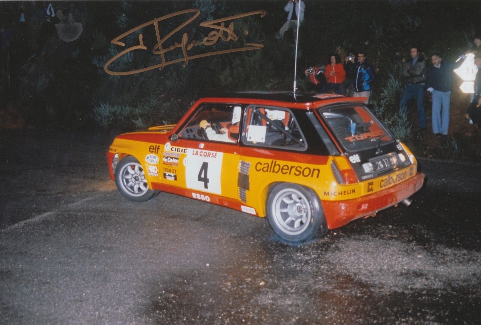 Jean Ragnotti Hand Signed Photo Poster painting 12x8 Renault Rally 6.