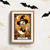 40x60cm halloween canard 5d bricolage plein exercice rond diamant peinture kit décoration intérieure