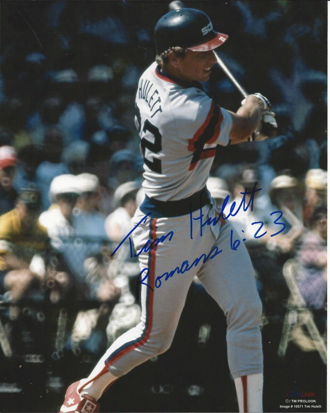 Tim Hulett Autographed 8x10 Chicago White Sox#6