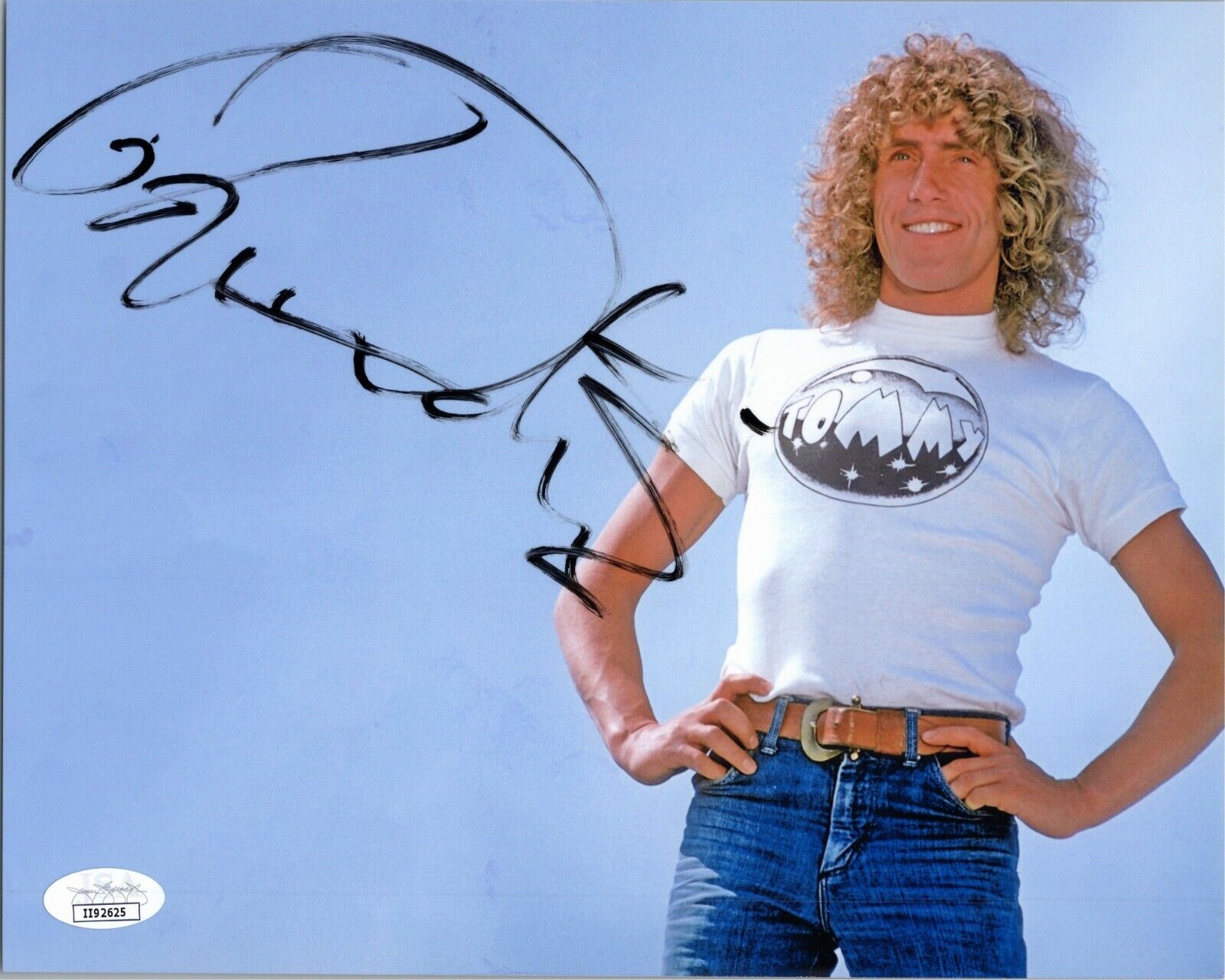 ~~ ROGER DALTREY Authentic Hand-Signed THE WHO