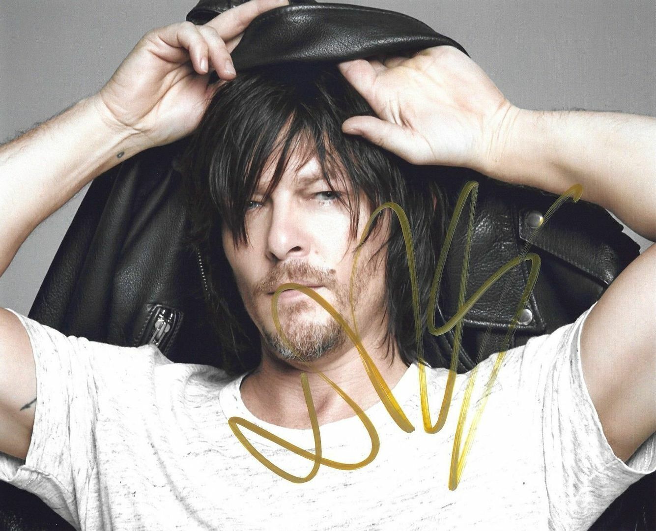 Norman Reedus Autograph Signed Photo Poster painting Print