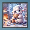 Diamond Painting-DIY Full Round Drill Sheep And Bear Toy