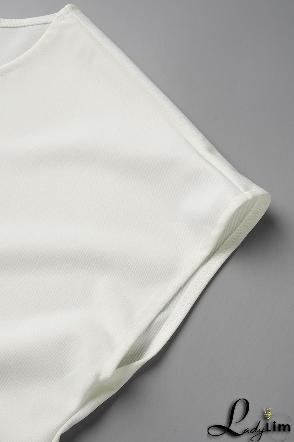 Red Casual Solid Bandage Patchwork O Neck Short Sleeve Two Pieces