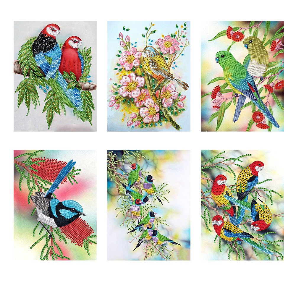 

Bird - Special Shaped Diamond Painting - 30*40CM, 03, 501 Original