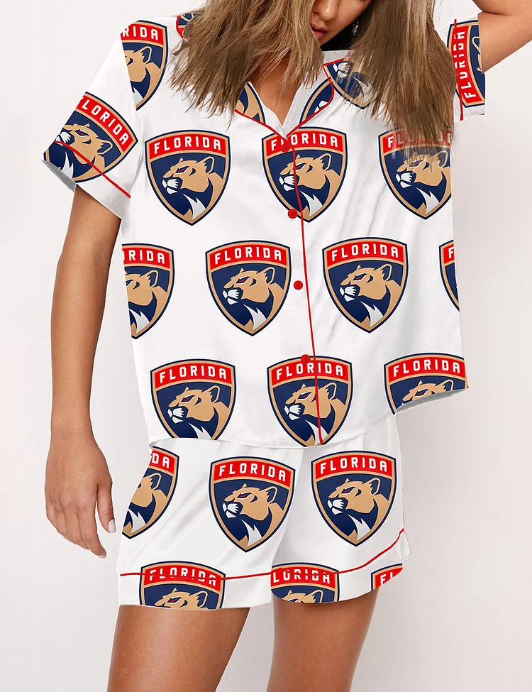 Women's Florida Panthers Hockey Pajama Set