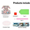 Diamond Painting Acrylic Egg Bunny Princess Diamond Painting Desktop Decoration Ornament
