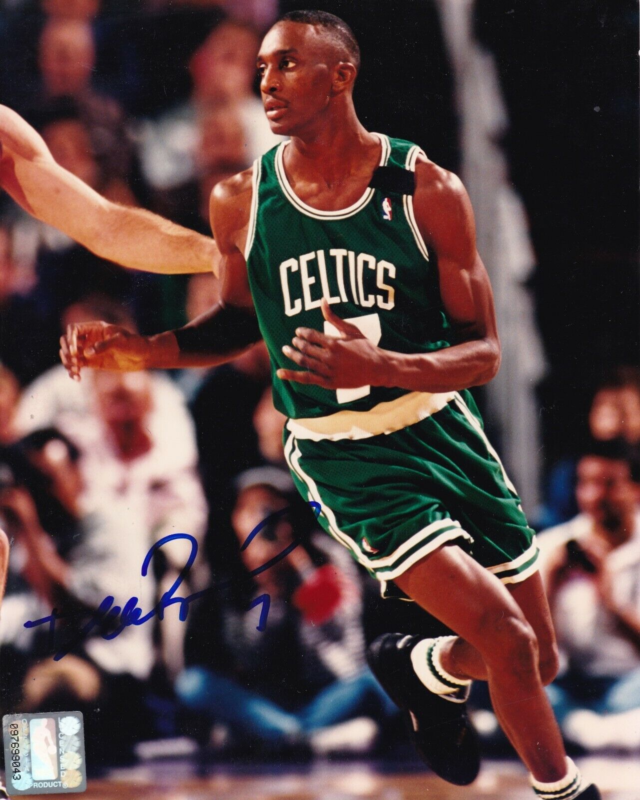 DEE BROWN BOSTON CELTICS ACTION SIGNED 8x10