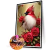 Diamond Painting -DIY Round Partial AB Drill Cardinal(45x65cm)