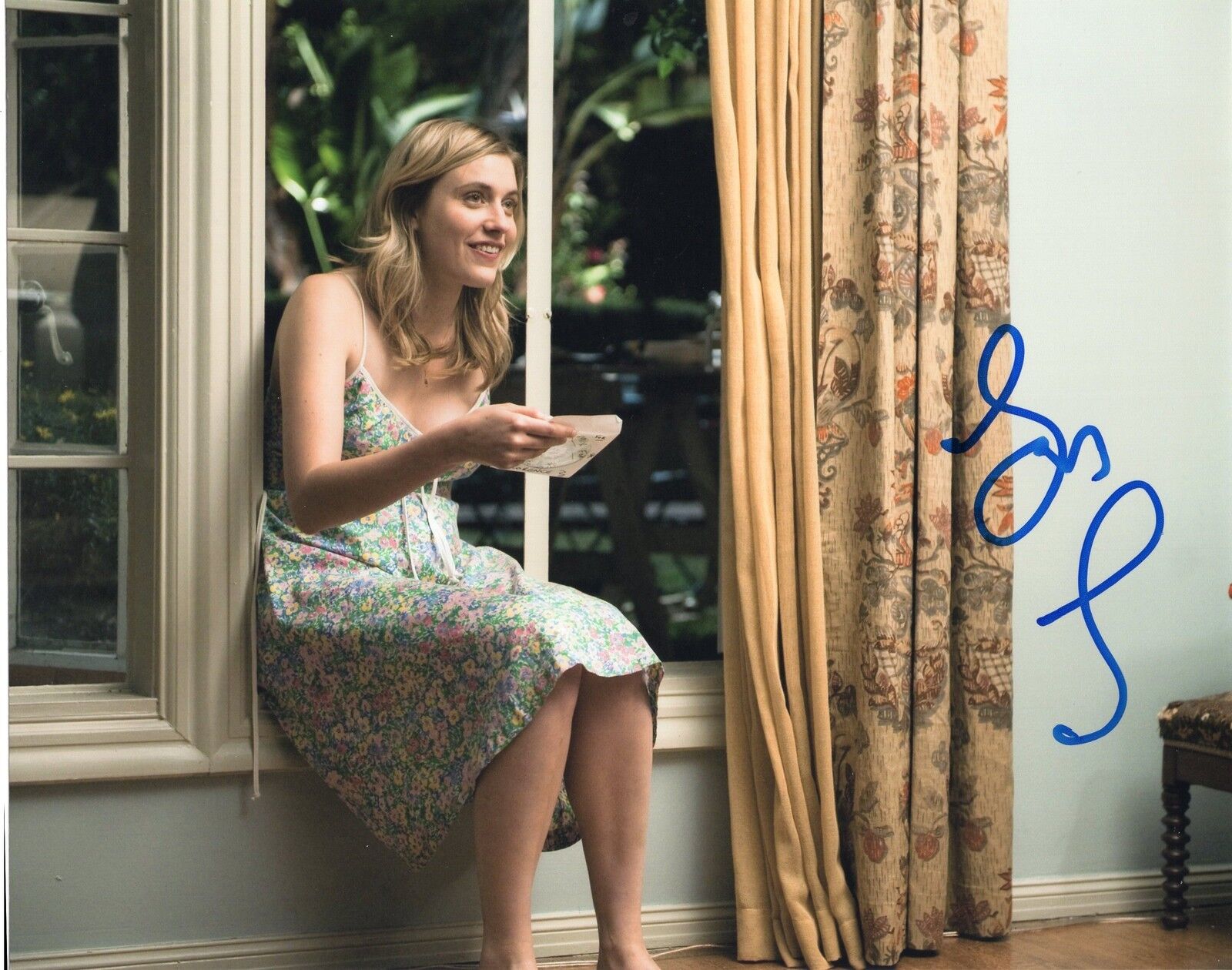 Greta Gerwig Arthur Naomi Quinn Lola Versus Greenbereg Signed 8x10 Photo Poster painting w/COA