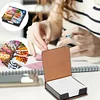 Leather Animals Diamond Painting Notecard Box Flowers Gem Art Sticky Note Holder