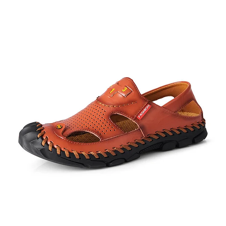 Men’s Waterproof Leather Hiking Sandal