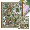 Four Seasons Of Spring-14CT Stamped Cross Stitch 40*51cm/15.75*20.08in tapestrymarket