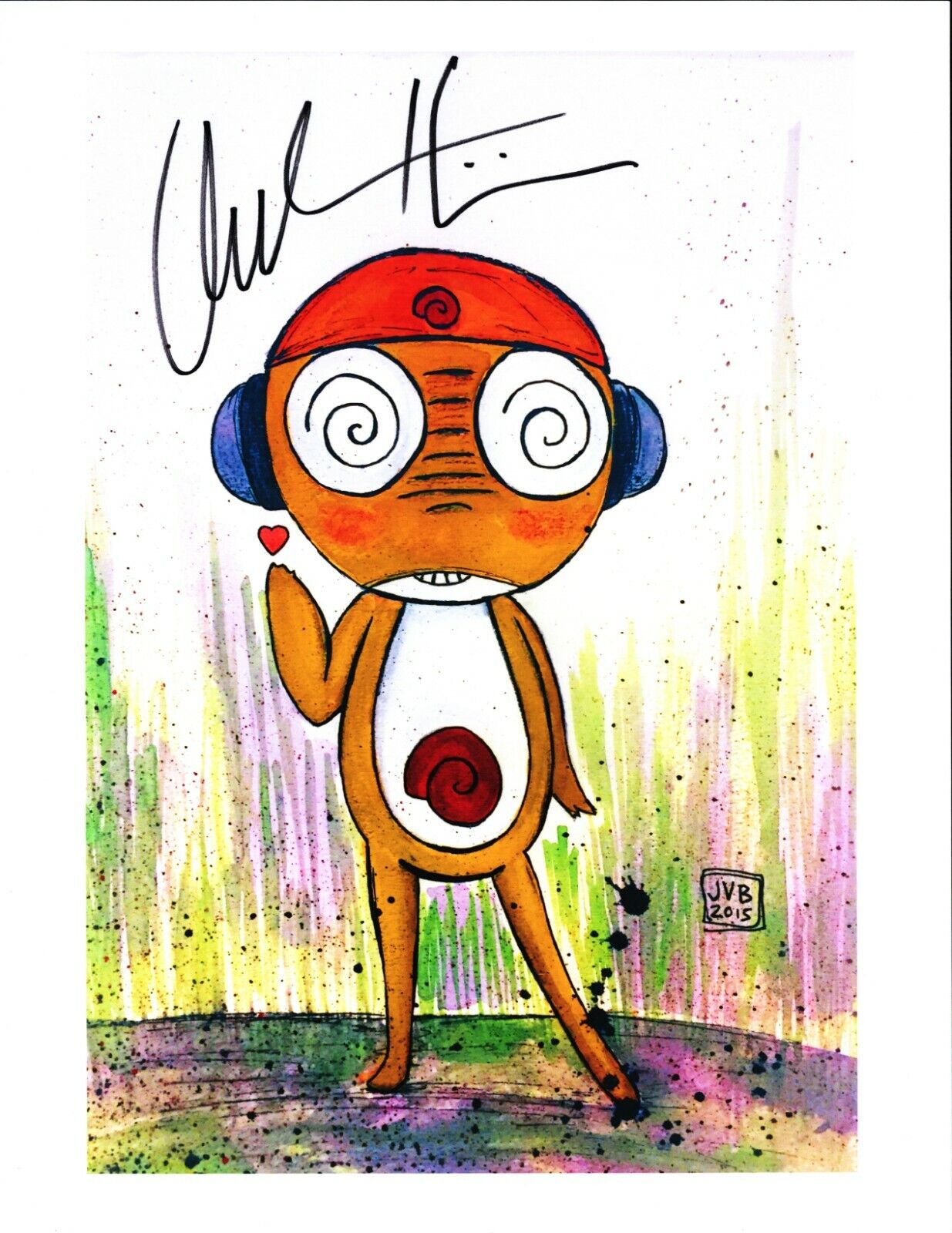 Chuck Huber 8x10 Signed Artwork Autographed Photo Poster painting GalaxyCon COA