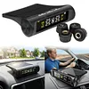 Tire Pressure Monitoring System with 4 External Sensors Tire Pressure Monitor Digital LCD Display Solar Charging for Sedan RV Trailer Truck