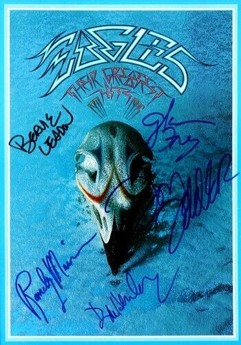 EAGLES POSTER - BAND SIGNED - Photo Poster painting POSTER INSERT PERFECT FOR FRAMING