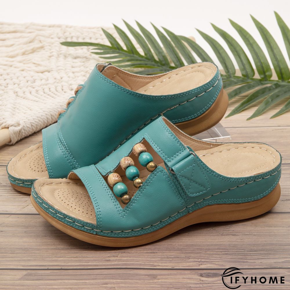 Leather Summer Slipper | IFYHOME