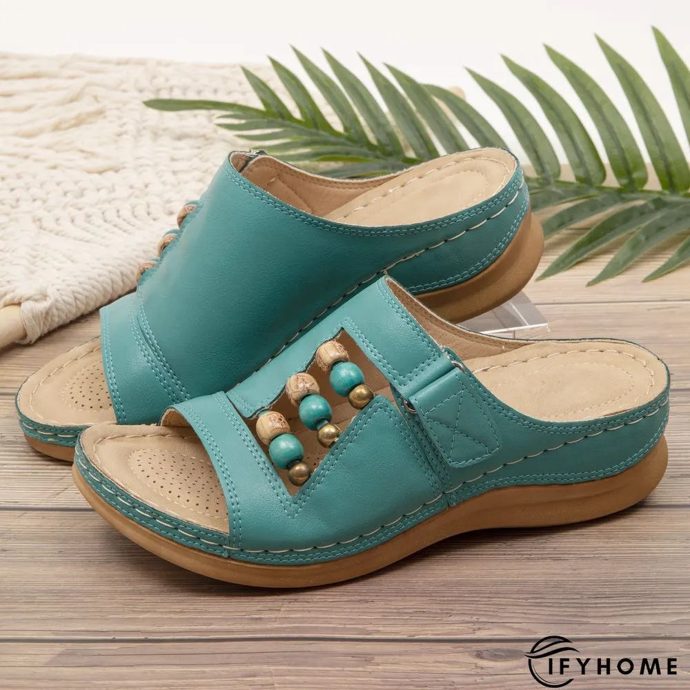 Leather Summer Slipper | IFYHOME