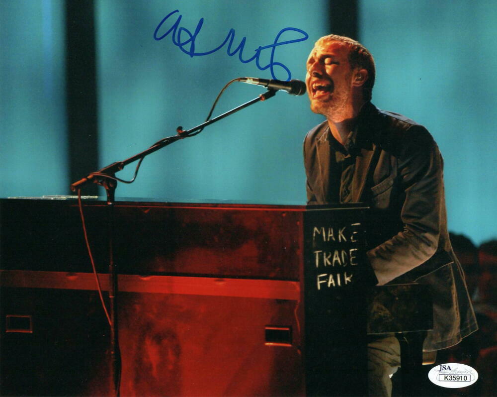 CHRIS MARTIN SIGNED AUTOGRAPH 8X10 Photo Poster painting - COLDPLAY STUD, PARACHUTES, X&Y JSA