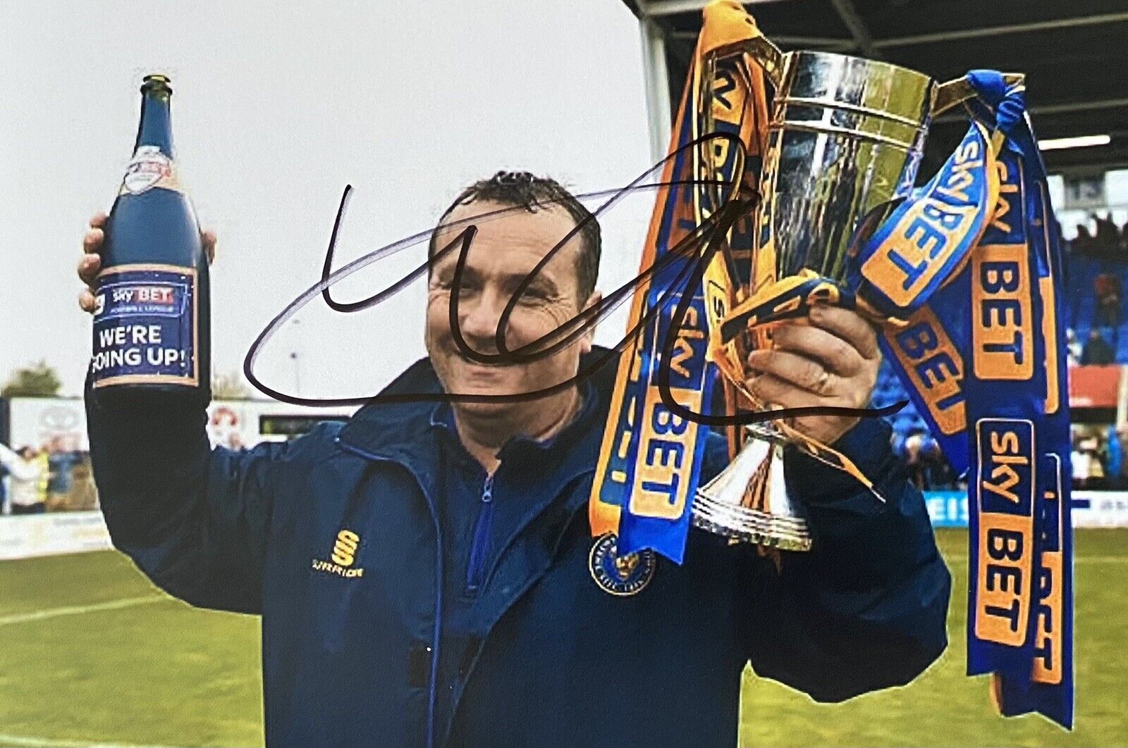 Micky Mellon Genuine Hand Signed Shrewsbury Town 6X4 Photo Poster painting