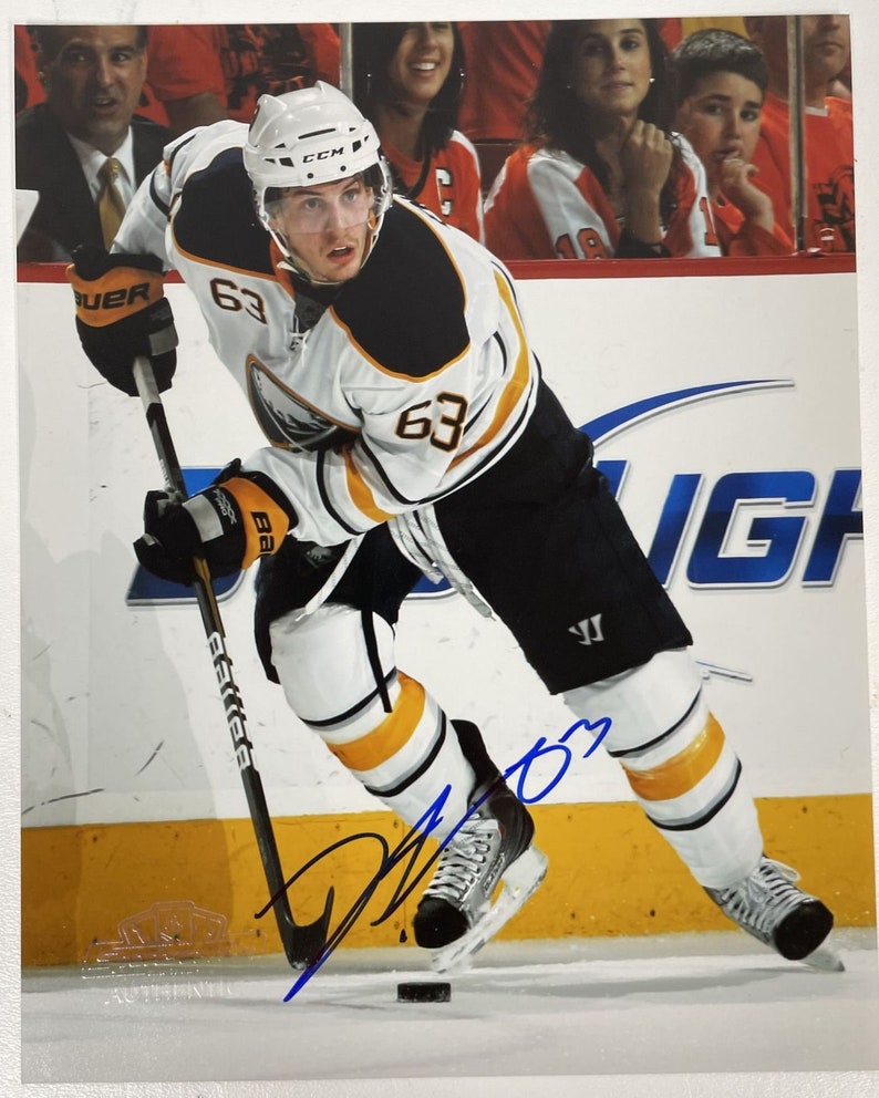 Tyler Ennis Signed Autographed Glossy 8x10 Photo Poster painting Buffalo Sabres - COA Matching Holograms