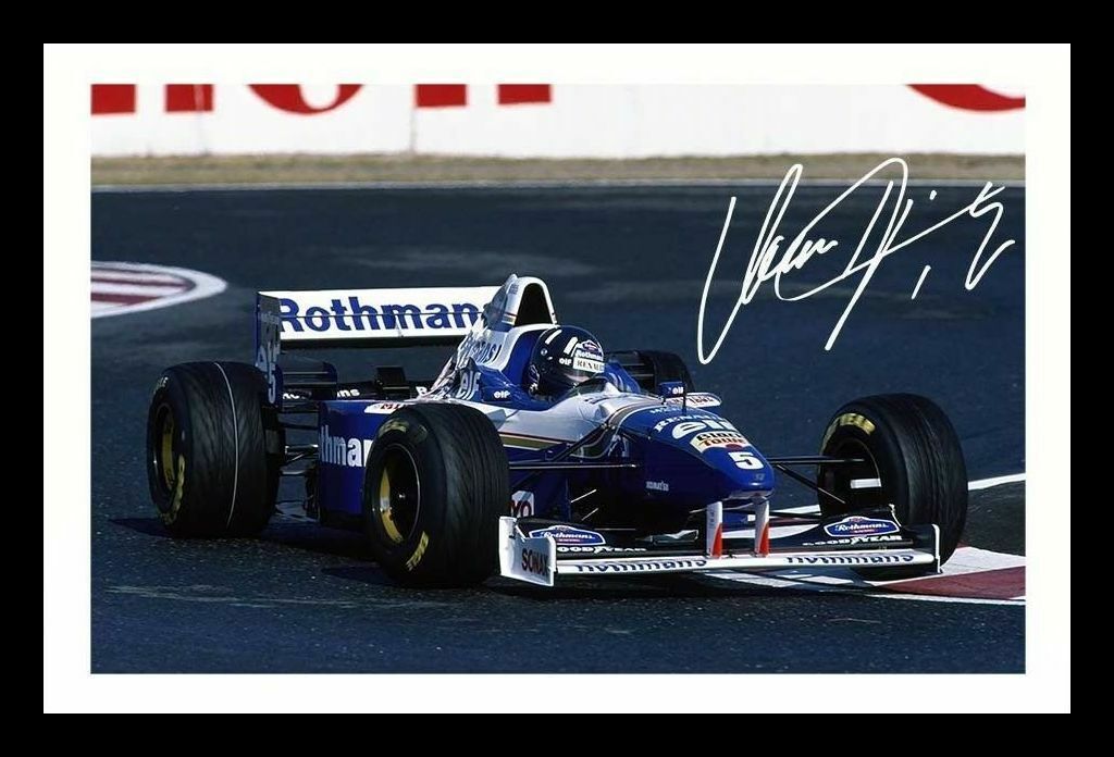 Damon Hill Autograph Signed & Framed Photo Poster painting