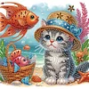 (Multi-Style)Cat Fish Owl-Partial Special Shaped Diamond Painting 30*30CM