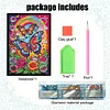 50 Pages A5 Special Shaped Butterfly 5D DIY Diamond Painting Notebook Kit