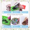 8pcs DIY Diamond Painting Coaster Kit With Holder - Brid