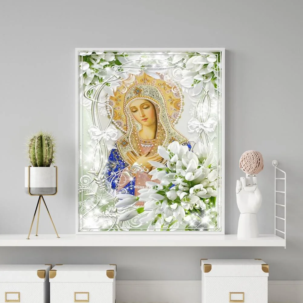 Diamond Painting - Full Round Drill - Jesus Woman(40*50cm)