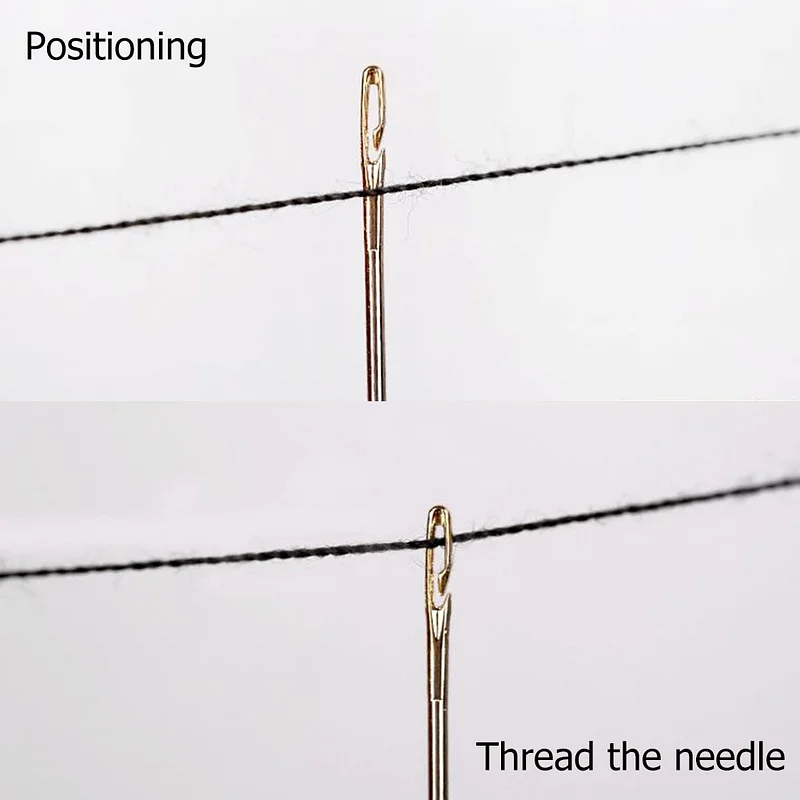 36 Pcs Easy Thread Needles Side Threading Hand Embroidery Needles
