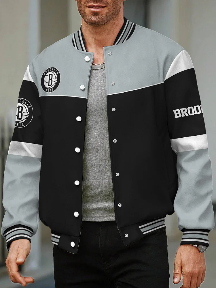 Brooklyn NetsLimited Edition Full-Snap Casual Jacket