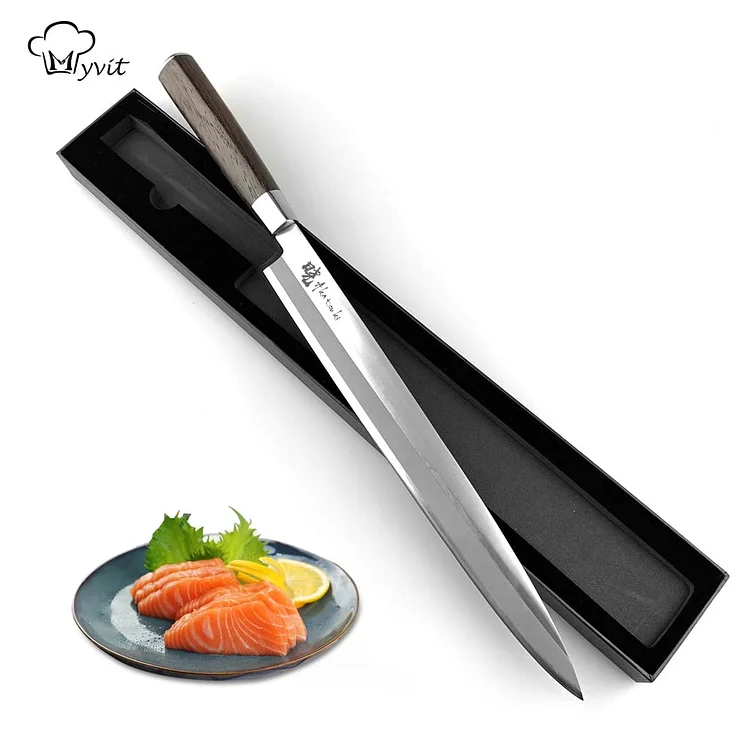 10.5" Sashimi Sushi Knife Chef Knife High Carbon Stainless Steel with Box