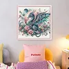 Flower Dragon-11CT Stamped Cross Stitch 50*50cm/19.69*19.69in