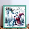 (Multi-Style) Christmas-11CT Stamped Cross Stitch 40*40cm/15.75*15.75in