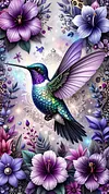 Luxury AB Velvet Diamond Painting Kit - Bird