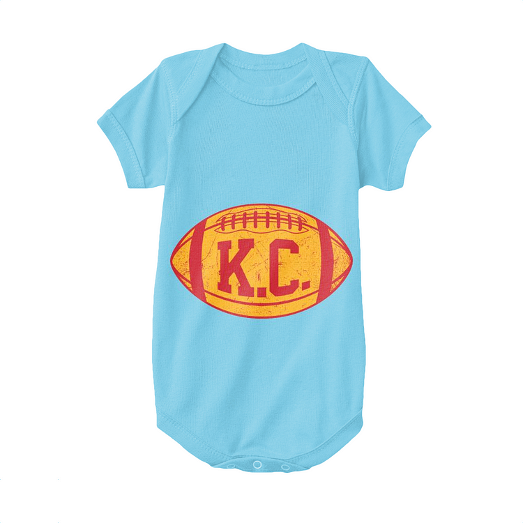 KC Retro Football, Kansas City Chiefs Baby Onesie