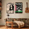 2PCS musique - Panneaux en &eacute;tain m&eacute;tallique(20*30cm/30*40cm) - Musique